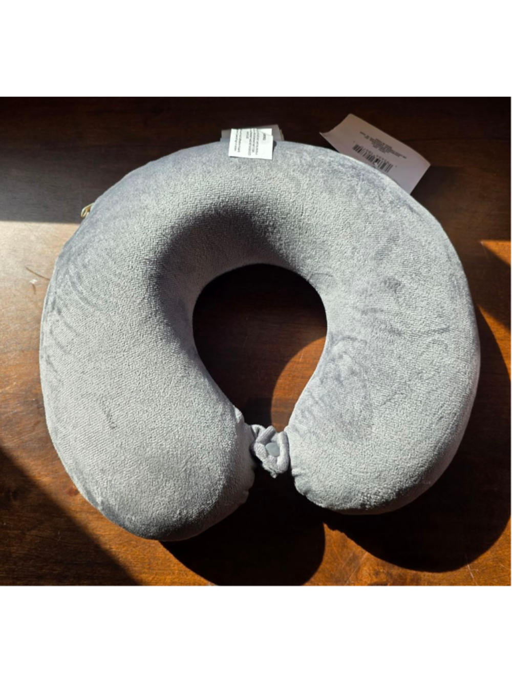 Greenbrier International Gray Travel Pillow One Size
